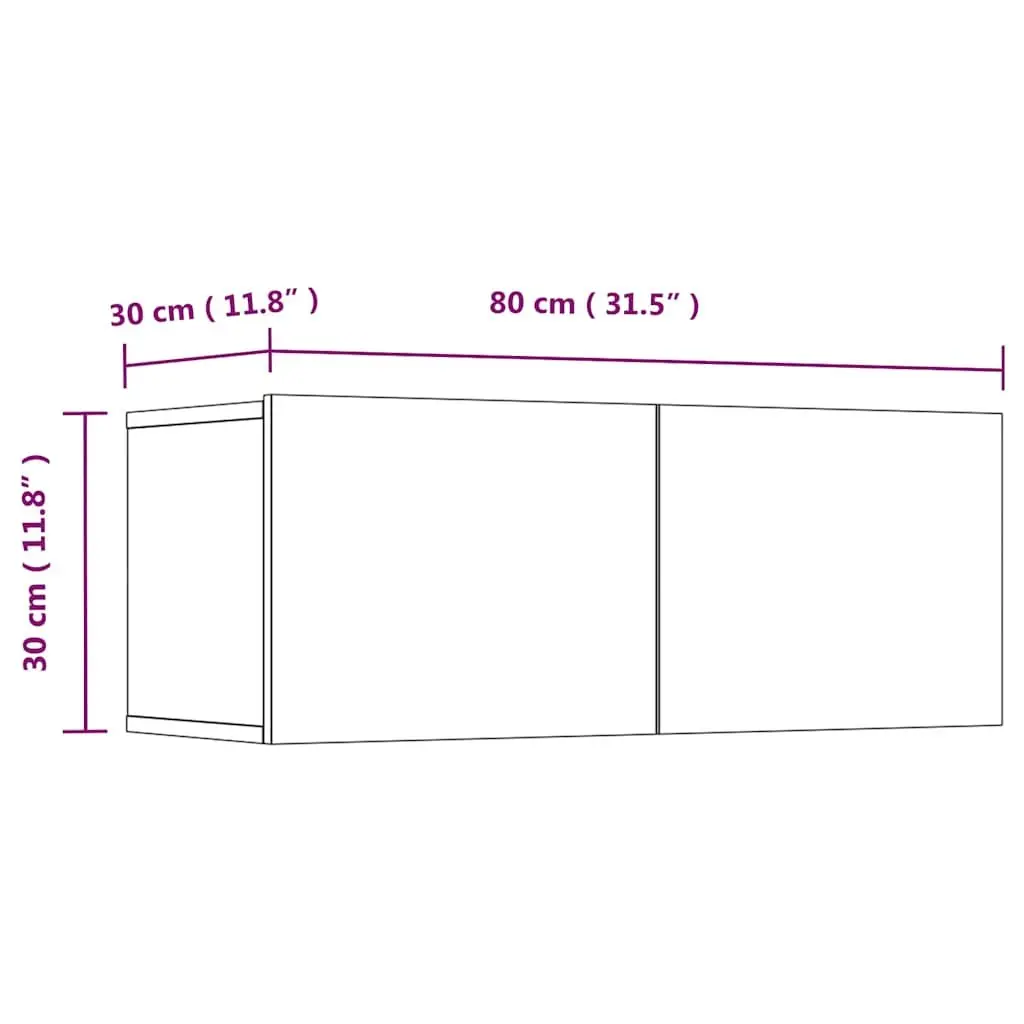 Wall-Mounted TV Cabinet with Storage Solutions