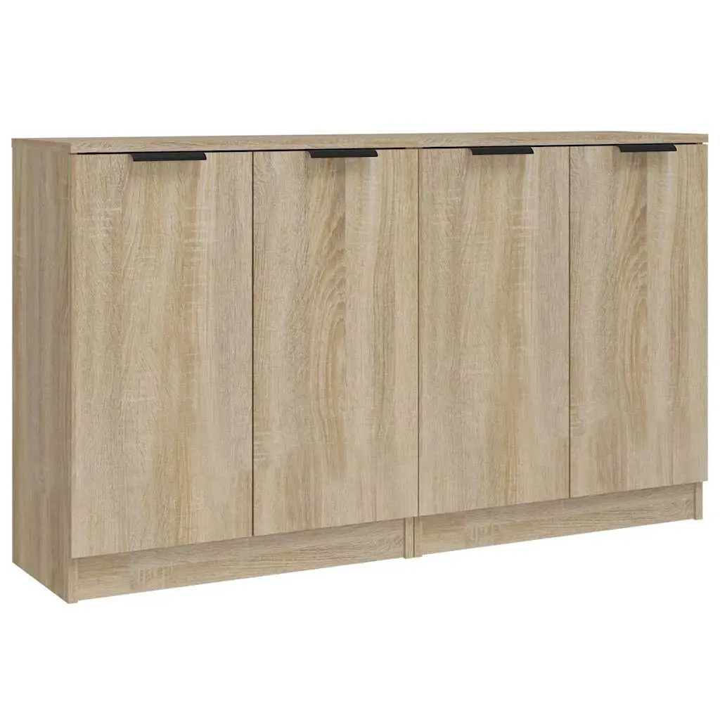 Sideboard Cabinet Brown Engineered Wood 60x30x70cm Multifunctional Storage Furniture