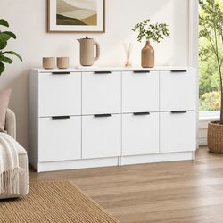 Discover 2 White Sideboards 60x30x70 cm for Your Home