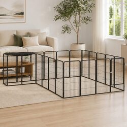 Compact and Durable 22-Panel Dog Playpen - Easy Setup