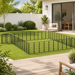 Concise 46-Panel Dog Playpen for Exercise Needs