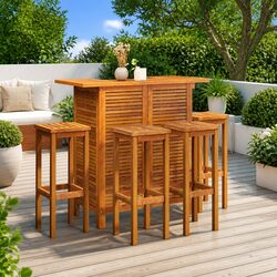 Your New Favorite Outdoor Bistro Set: 5 Pieces Included