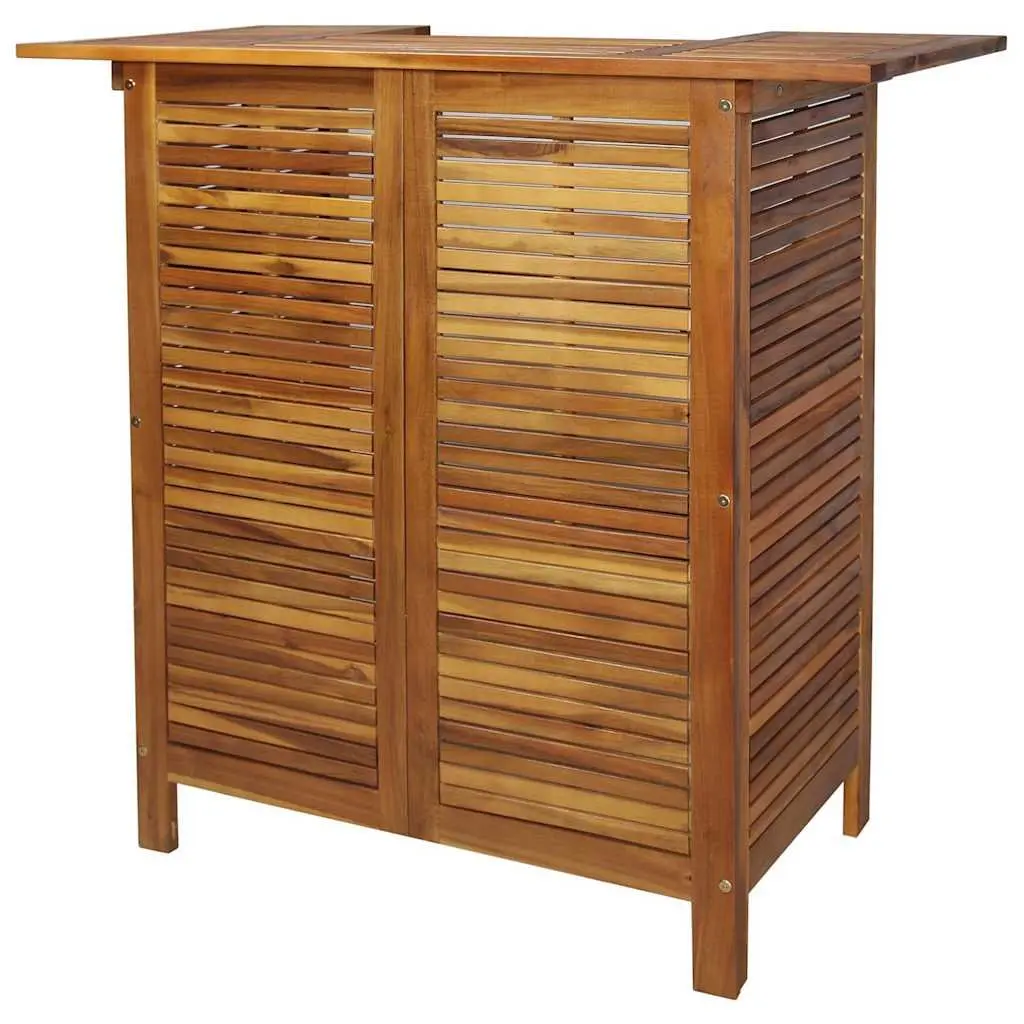 5 Piece Garden Bar Set with Durable Wood