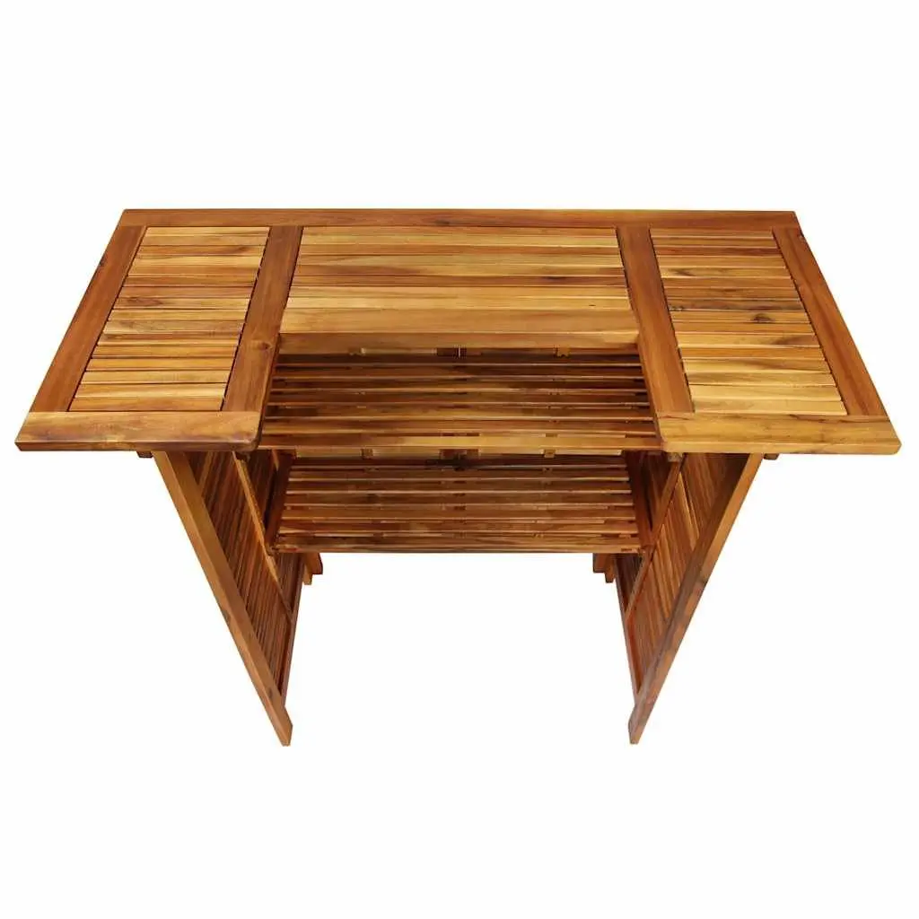 5 Piece Garden Bar Set with Durable Wood