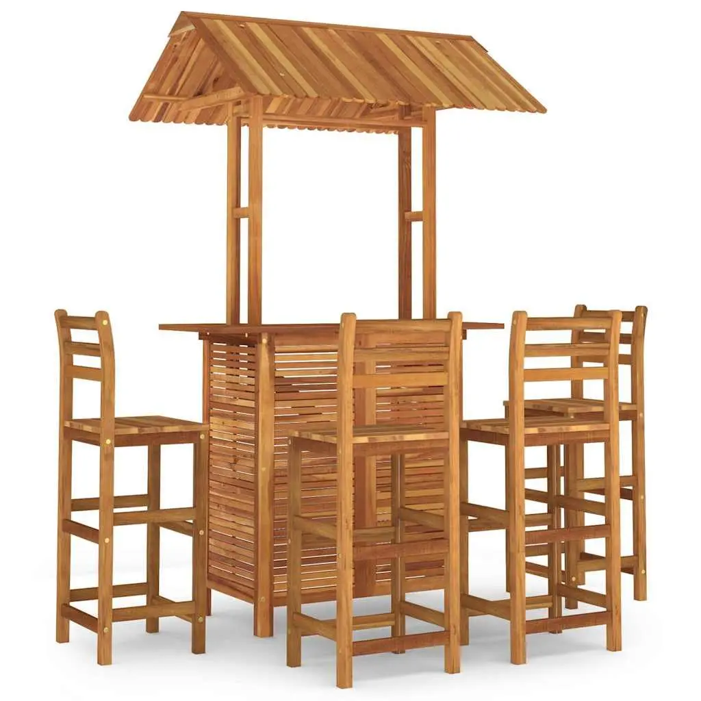 5-Piece Garden Bar Set with Comfort and Style