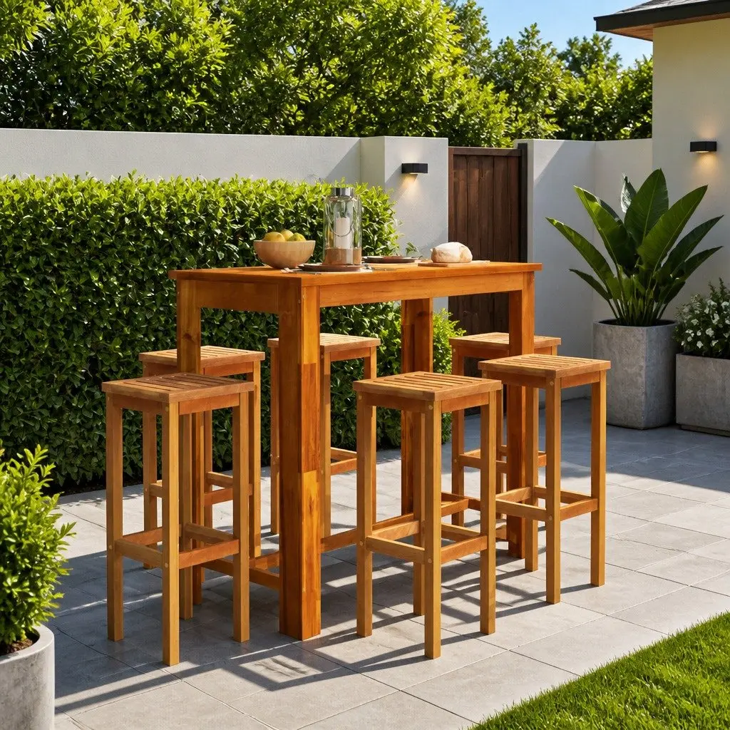 7-Piece Outdoor Bar Set