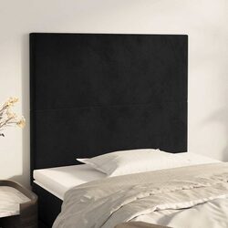 Black Velvet Headboard for Maximum Comfort