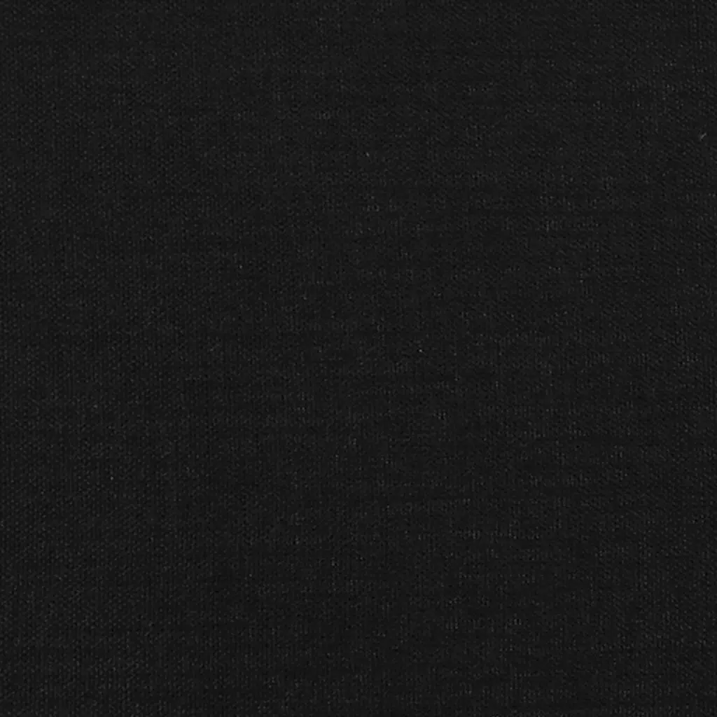 Fabric Headboard Black 160cm Adjustable Height Wooden Legs