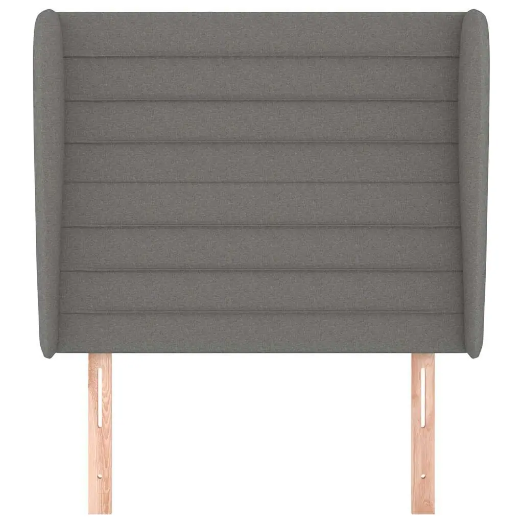 Headboard Grey Fabric 83cm Adjustable Height Support