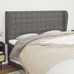 Grey Headboard with Ears
