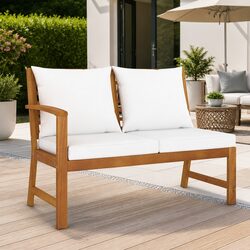 Compact and Durable 114.5cm Garden Bench