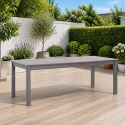 Solid Acacia Wood Garden Table - Lightweight & Sturdy
