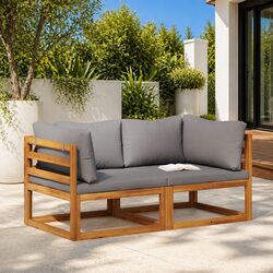 Compact Outdoor Sectional Sofa Set for Any Space