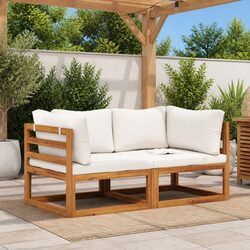 Compact 2-Piece Corner Sofa Set for Your Outdoor Space