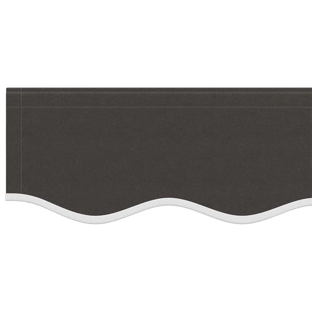 Awning Replacement Fabric Anthracite 4x3.5m UV-resistant Polyester Garden Shade