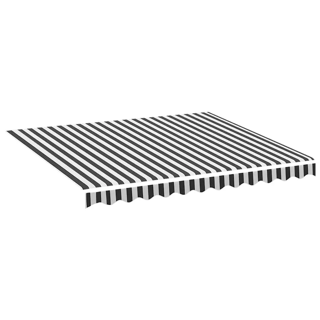 Awning Replacement Fabric Anthracite 3x2.5m UV-resistant Polyester Patio Sunshade