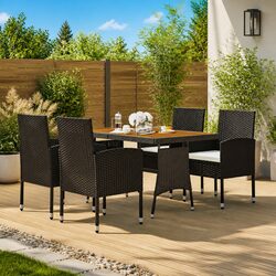 Compact and Strong: 5 Piece Outdoor Dining Set