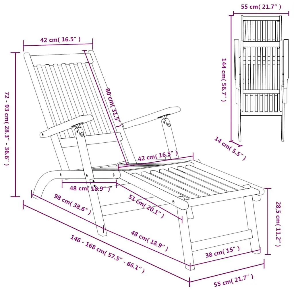 Outdoor Deck Chair