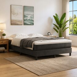 Queen Velvet Bed Frame