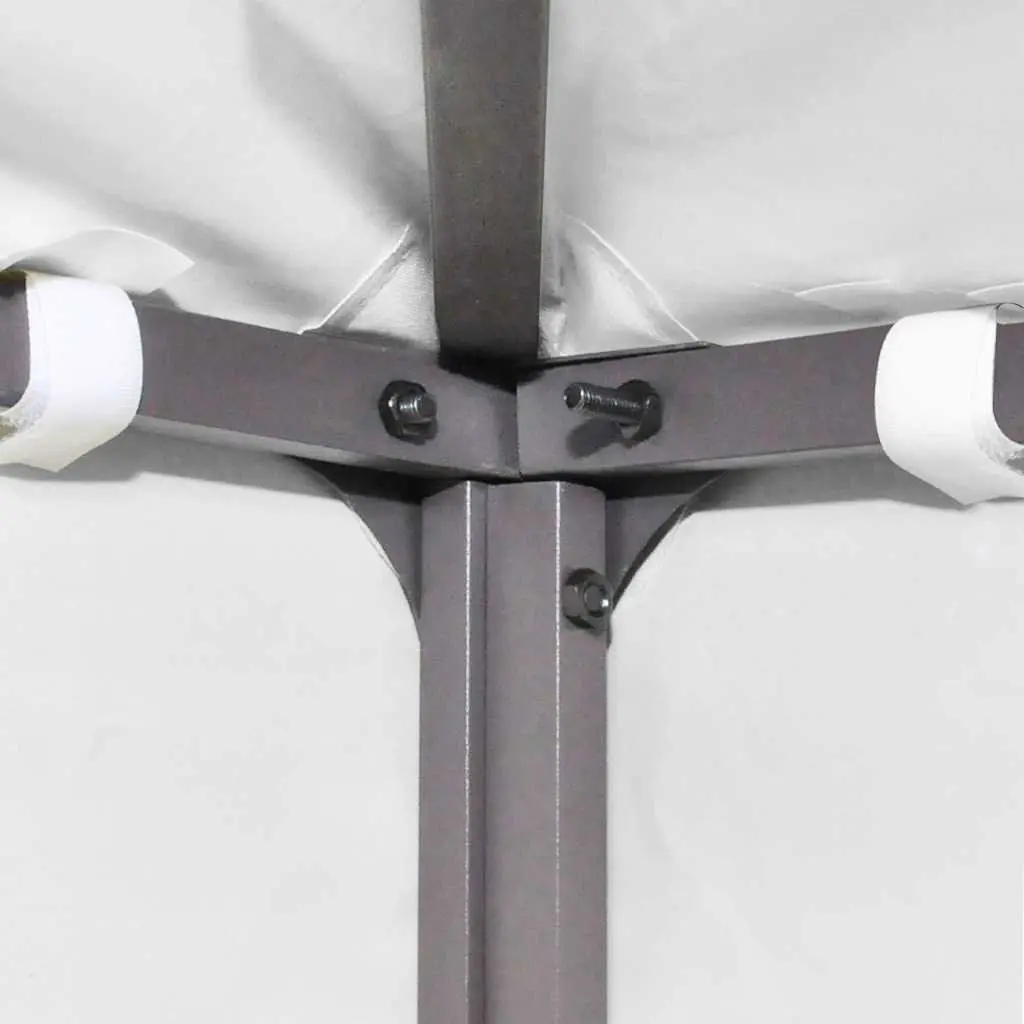 2-Tier Gazebo Top Cover White 3x3m Waterproof Polyester Replacement Canopy