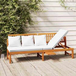 Concise Wooden Day Bed with Adjustable Features