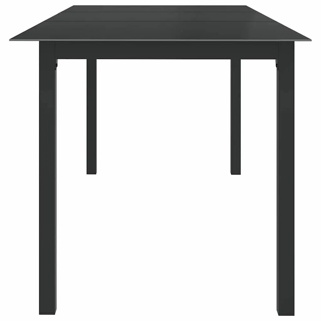 Garden Dining Table in Black