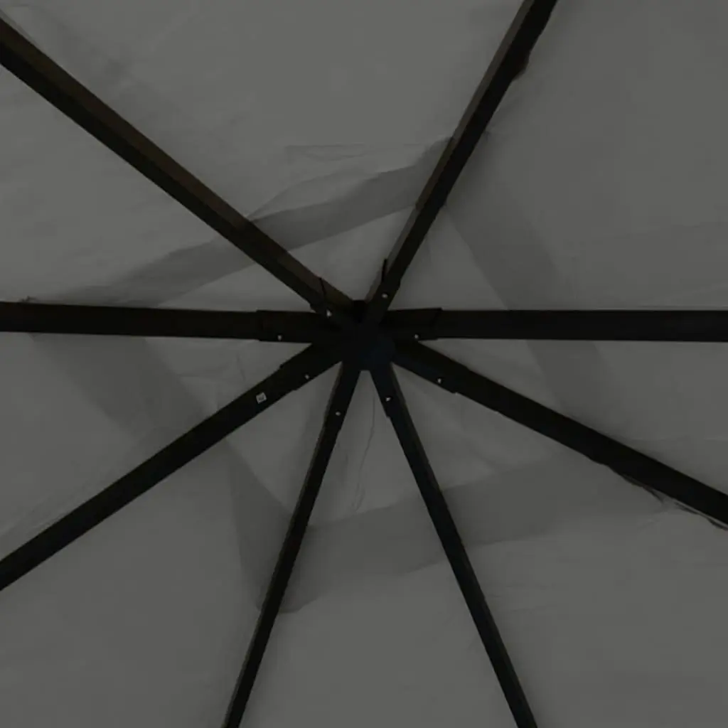 Gazebo Anthracite 4x4x3 m Outdoor Shelter Pavilion Garden Canopy Party