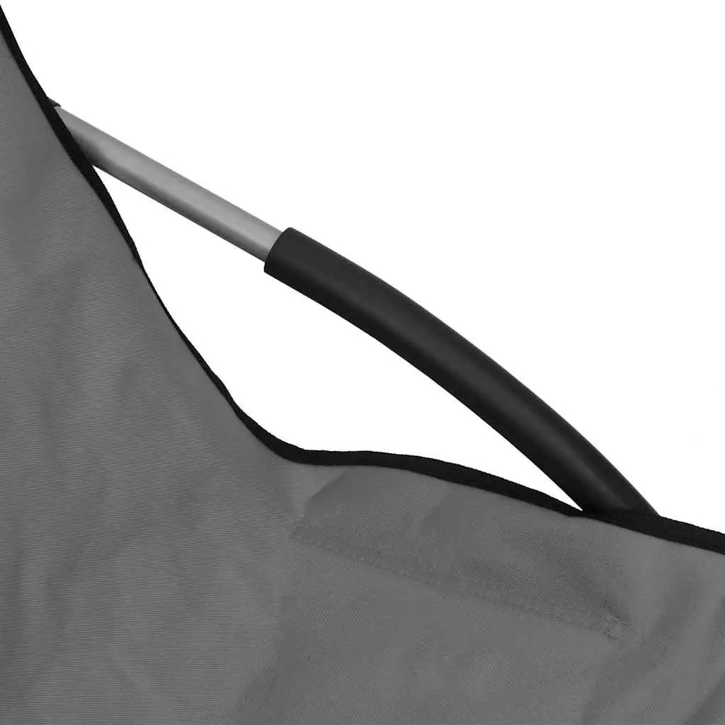 Grey Folding Beach Chairs Set of 2 for Easy Use