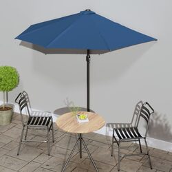 Compact and Sturdy Half Round Balcony Parasol