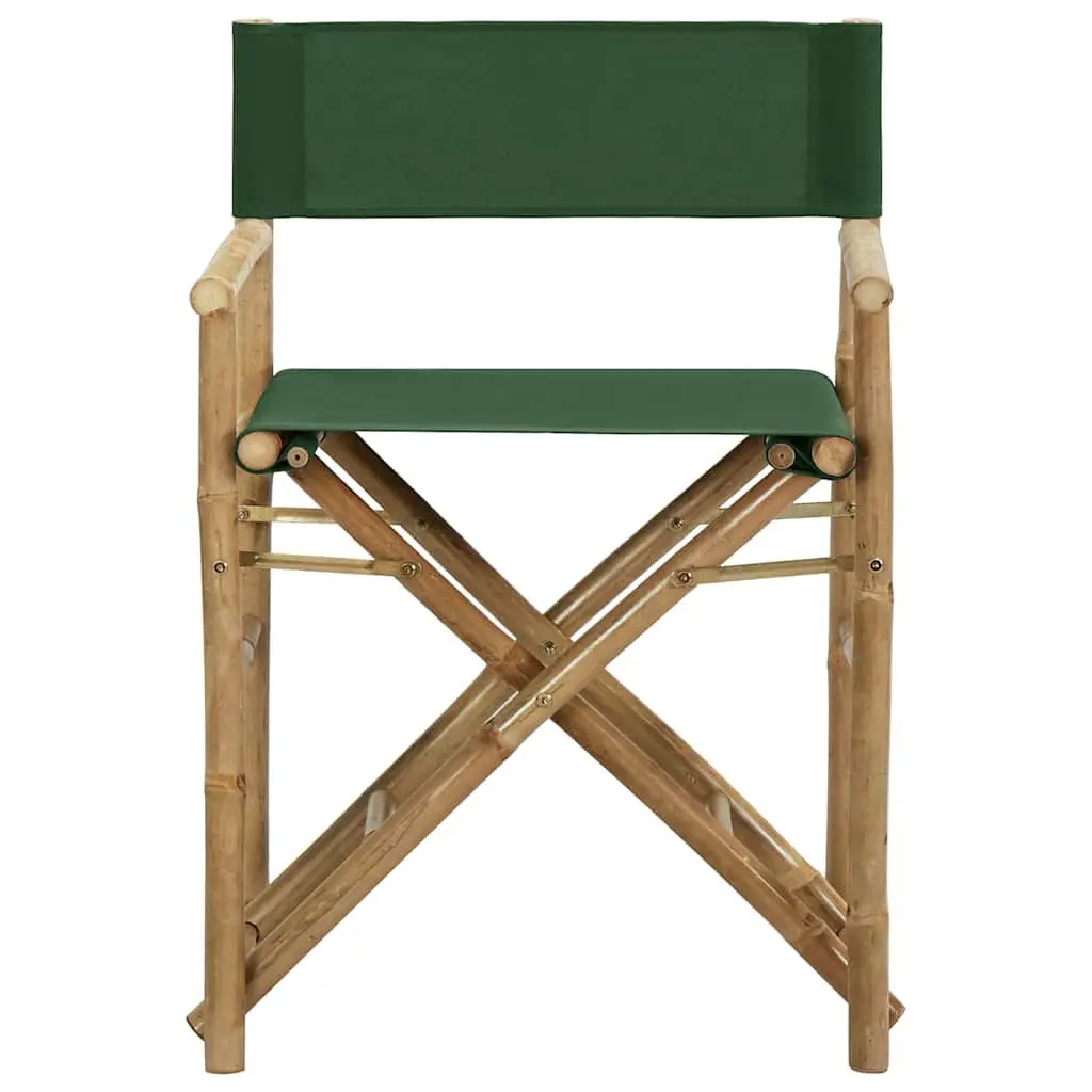 Green Bamboo Folding Chairs