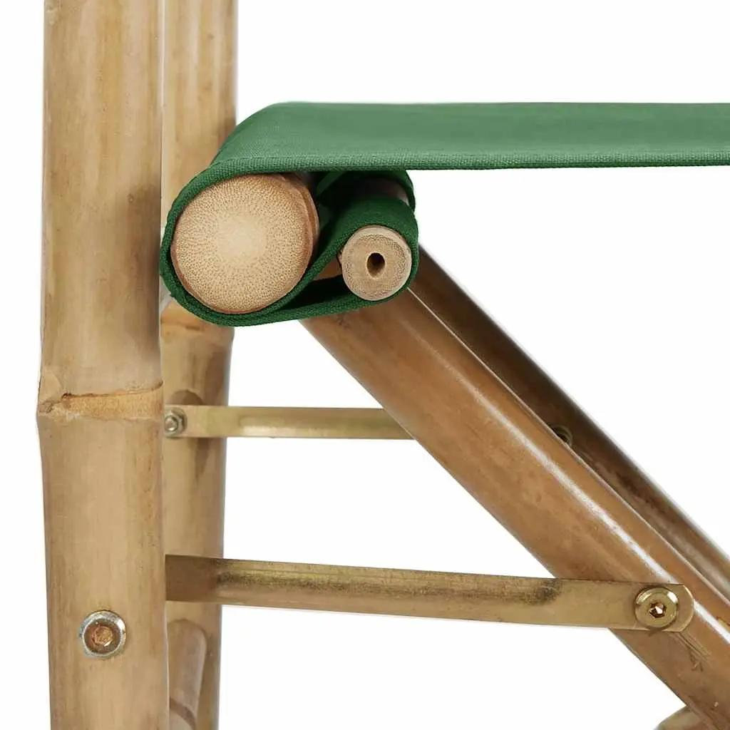 Green Bamboo Folding Chairs