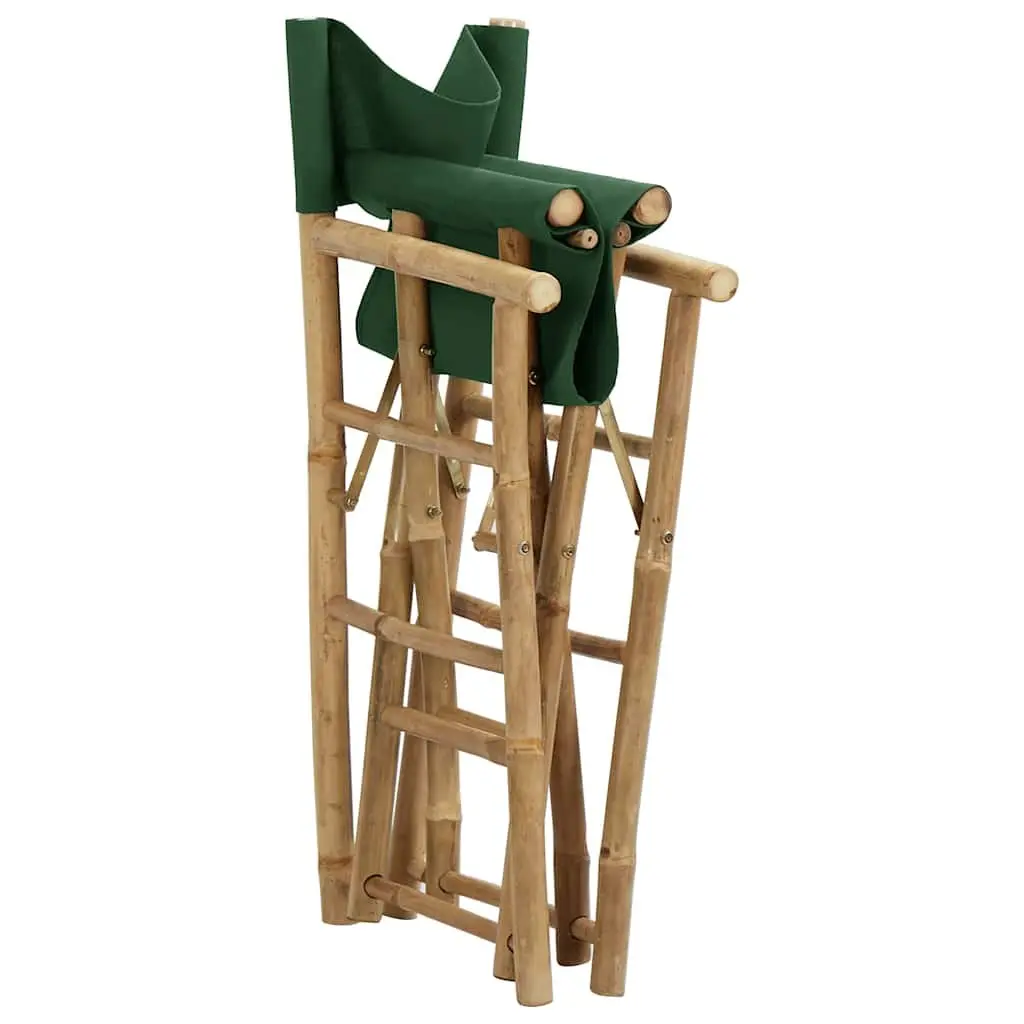 Green Bamboo Folding Chairs