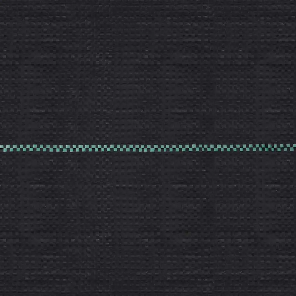 Weed Control Mat Black 2x5 m Water Permeable UV Stabilized Customizable Ground Cover