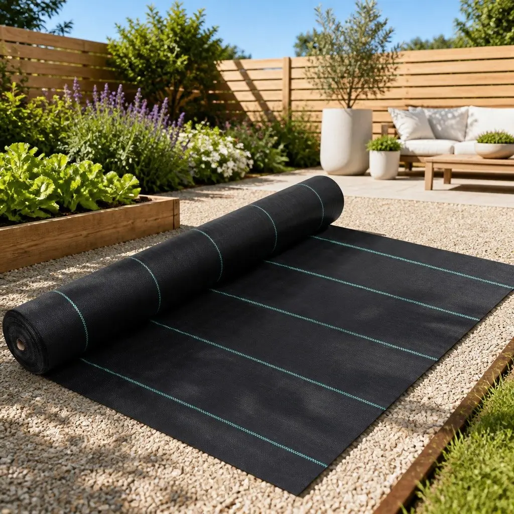 Weed Control Mat Black 2x150 m UV Stabilized Landscape Fabric