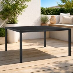 Compact Garden Dining Table 130x130cm for Outdoors