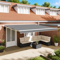 Compact Retractable Awning Frame 400 x 350 cm