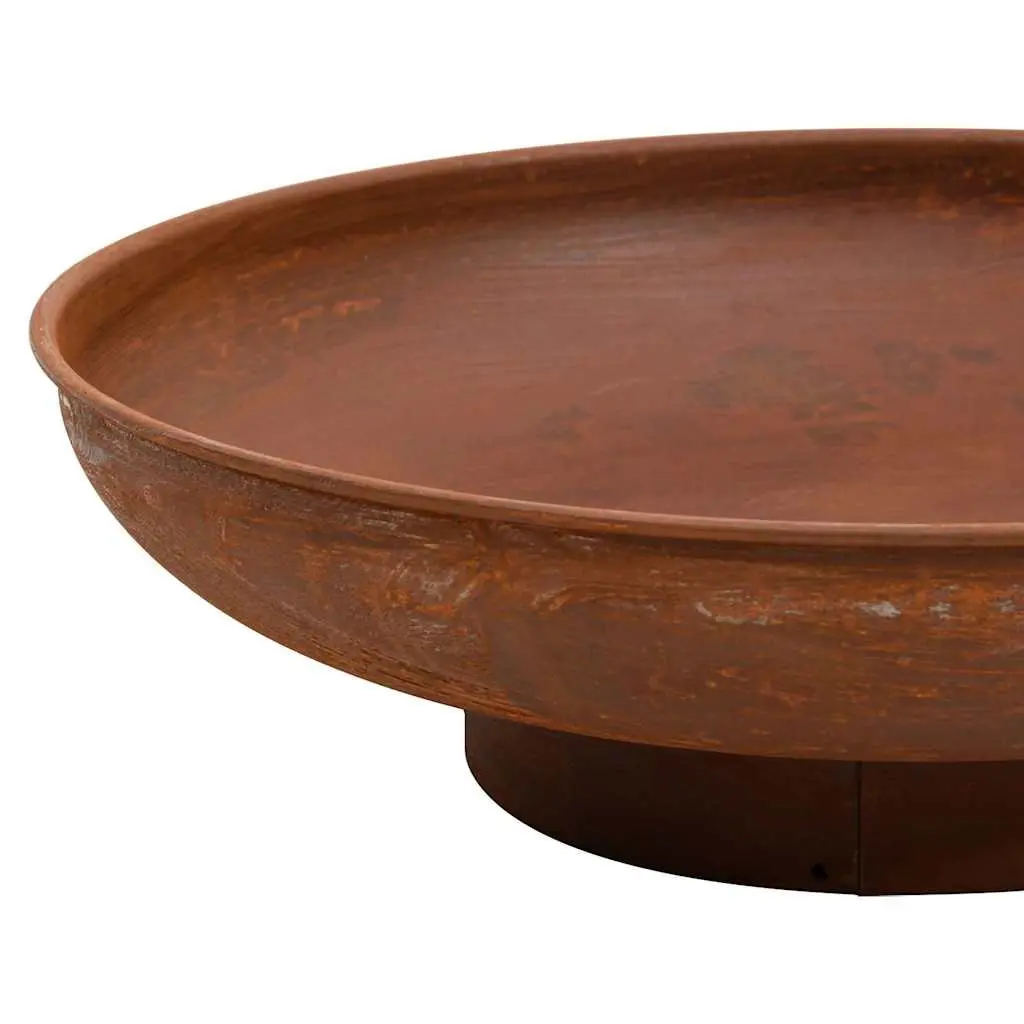 Fire Pit 57 cm Steel Garden Patio Heater Outdoor Fireplace Bowl