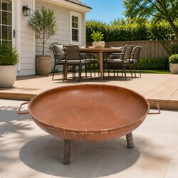 Compact Fire Pit 67.5x58x22.5 cm for Warmth