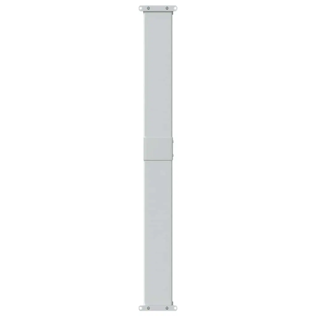Retractable Side Awning Black 140x600cm UV Resistant Water Resistant Tear Resistant