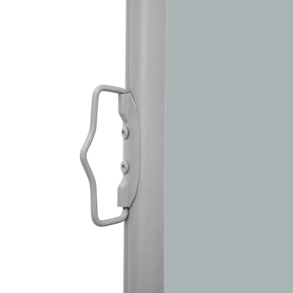 Retractable Side Awning Anthracite 140x1200cm Outdoor Privacy Screen UV Resistant Water Resistant Tear Resistant
