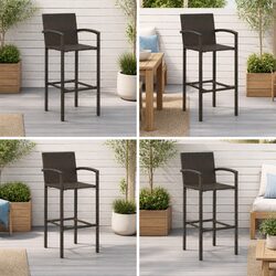 Brown Bar Stools (Set of 4) - Style Meets Convenience