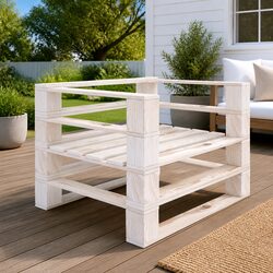 Garden Pallet Armchair: Quality and Comfort Combined