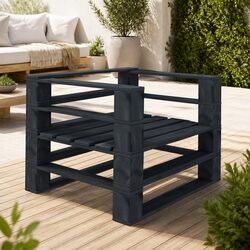 Garden Pallet Armchair: Stylish and Durable