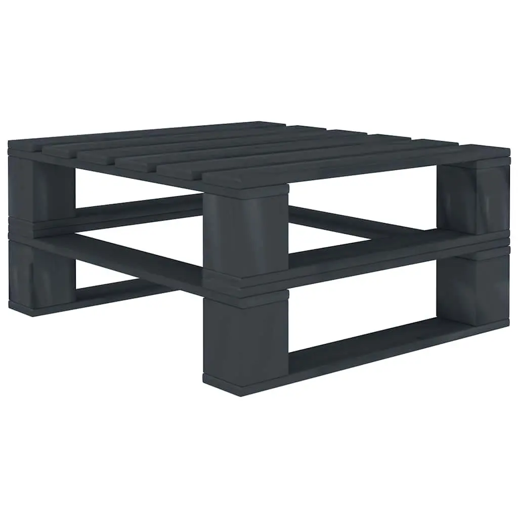 Grey Wood Pallet Tables Set