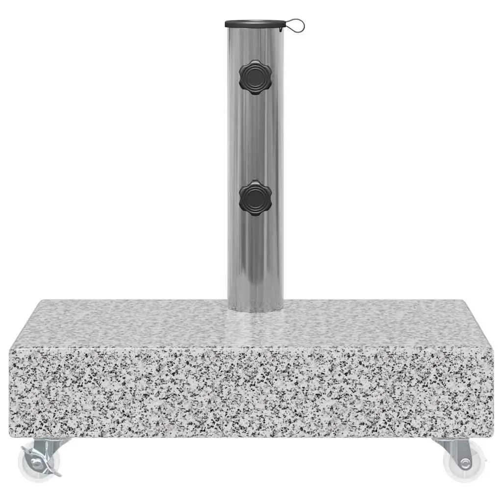 Outdoor Umbrella Base Grey Granite Heavy Duty Parasol Holder
