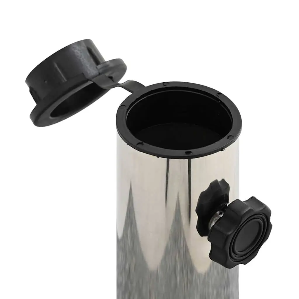 Outdoor Umbrella Base Grey Granite Heavy Duty Parasol Holder