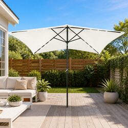 Enjoy Your Outdoors with the Beige 2x3m Garden Parasol