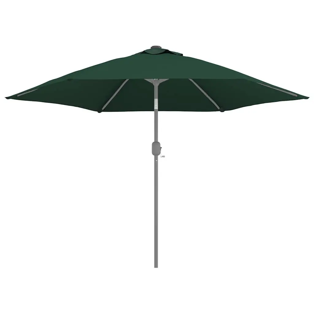 Replacement Fabric for Outdoor Parasol Green 300cm UV Protective Shade Cover Durable Polyester