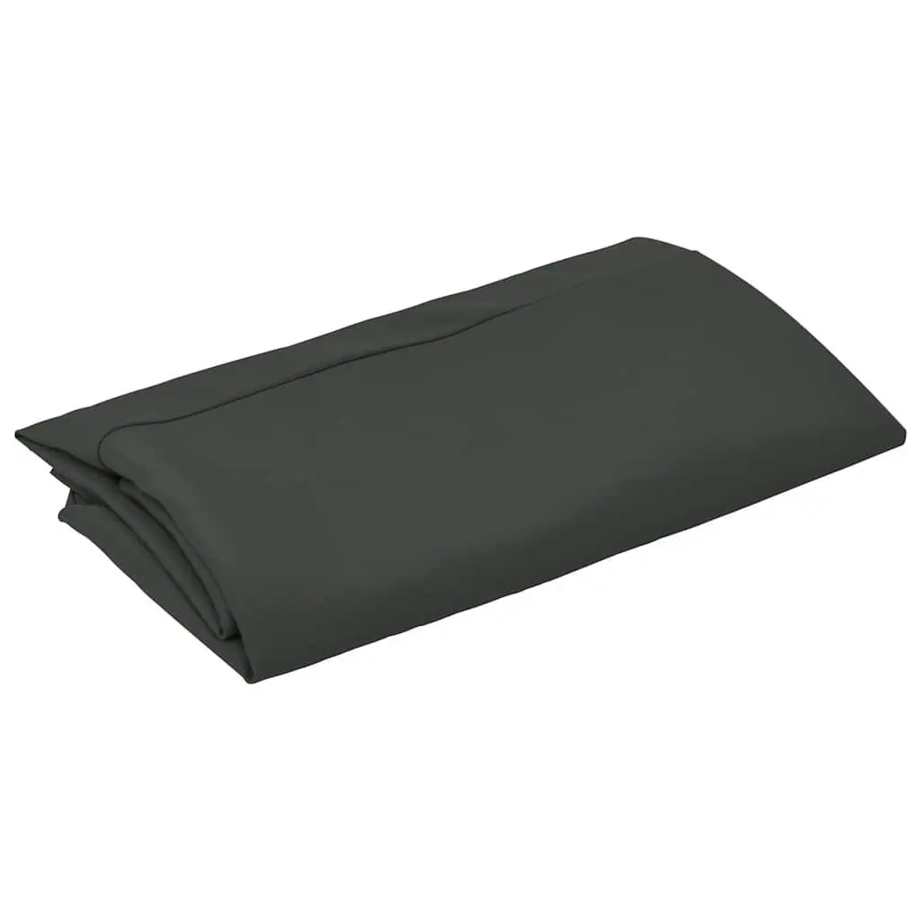 Replacement Parasol Fabric Anthracite 300cm UV Protective Polyester Outdoor Sunshade Cover