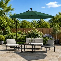 Compact and Functional Green Umbrella Cover 350cm